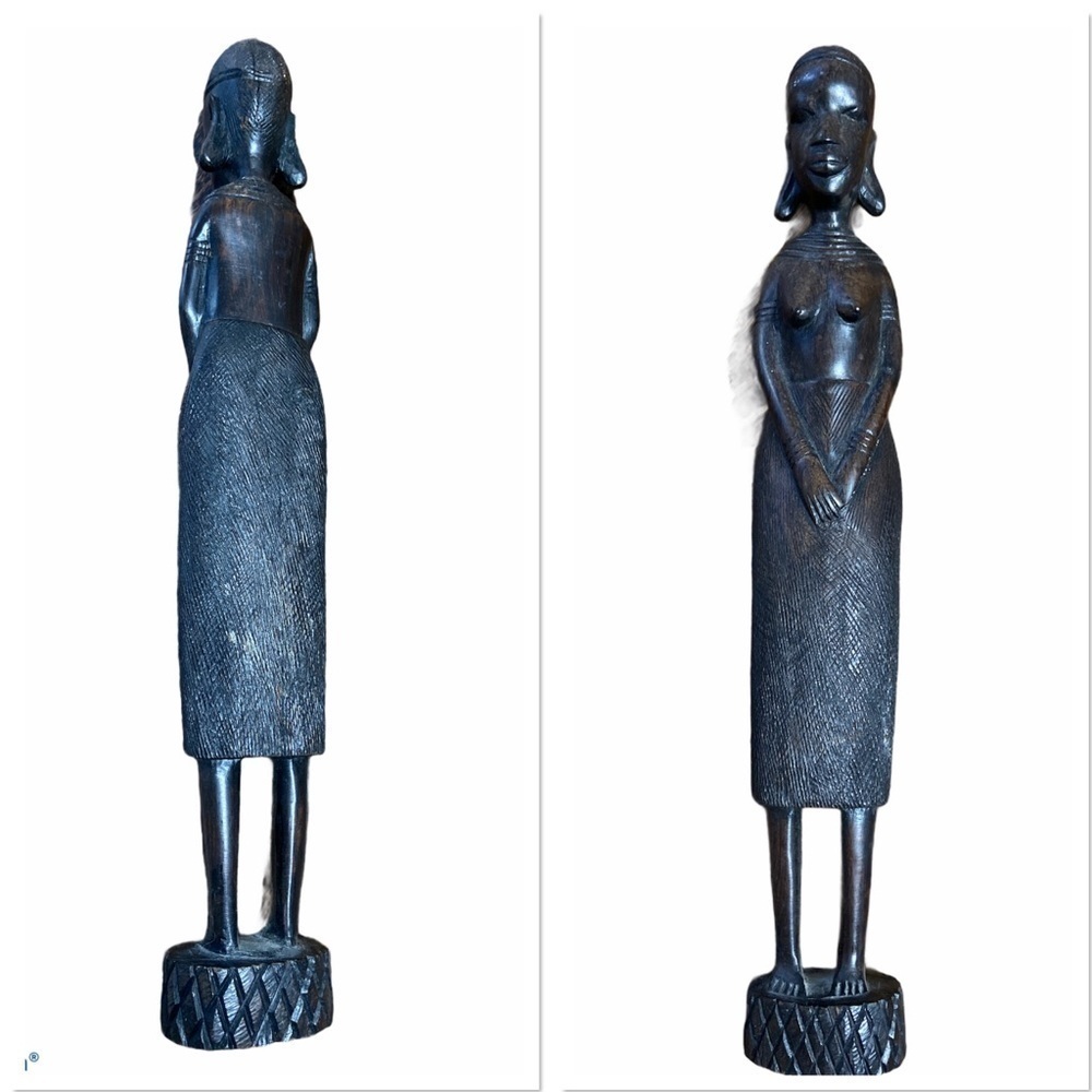 Vintage Ebony Sculpture